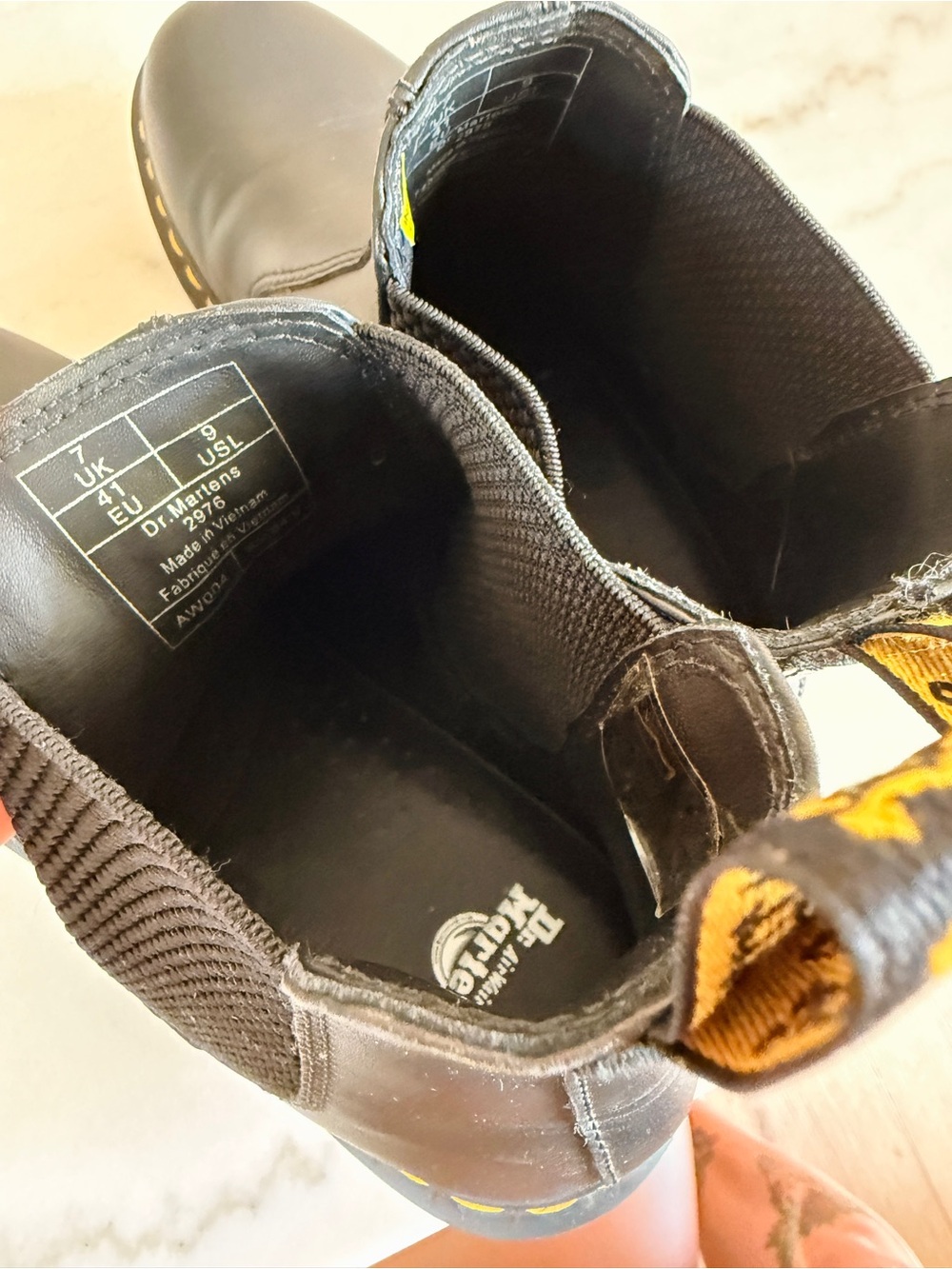 Dr. Martens Womens Black Leather Chelsea Boots - Picture 7 of 7